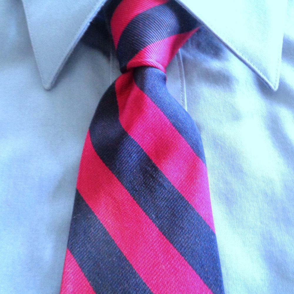 BROOK BROTHERS BLACK LABEL STRIPED TIE ALL SILK
